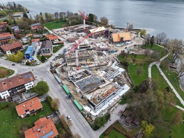 Baustelle SAT am Tegernsee
