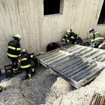 Rettungsübung mit der Feuerwehr München