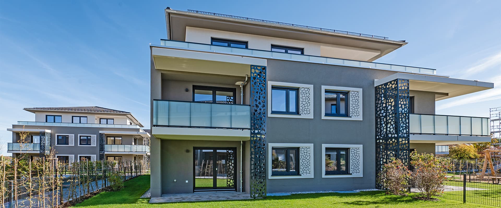 Apfelwiese. Wohnanlage Putzbrunn bei München